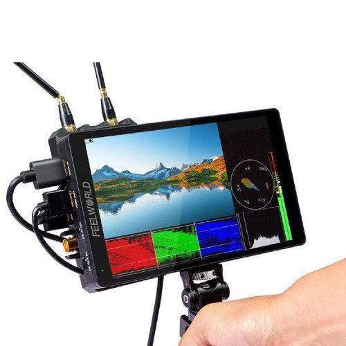 FEELWORLD TP10 smartphone/tablet da 10 pollici con custodia per il trasporto