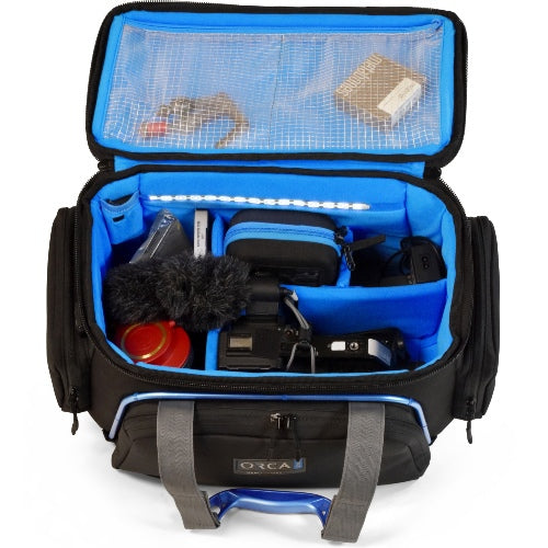 ORCA OR-5 Borsa a tracolla per macchina fotografica con grandi borsa esterne