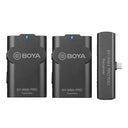 Boya 2.4 GHz Duo Lavalier microfono senza fili BY-WM4 Pro-K6 per Android