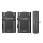 Boya 2.4 GHz Duo Lavalier microfono senza fili BY-WM4 Pro-K6 per Android