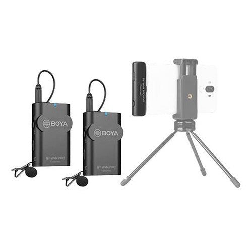 Boya 2.4 GHz Duo Lavalier microfono senza fili BY-WM4 Pro-K6 per Android