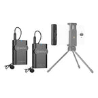 Boya 2.4 GHz Duo Lavalier microfono senza fili BY-WM4 Pro-K6 per Android