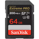 SanDisk SDXC Extreme Pro 64GB 200MB/s U3 V30
