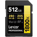 Lexar Professional Oro Scheda SD UHS-II - R280/W205 MB/s - 512GB - V60