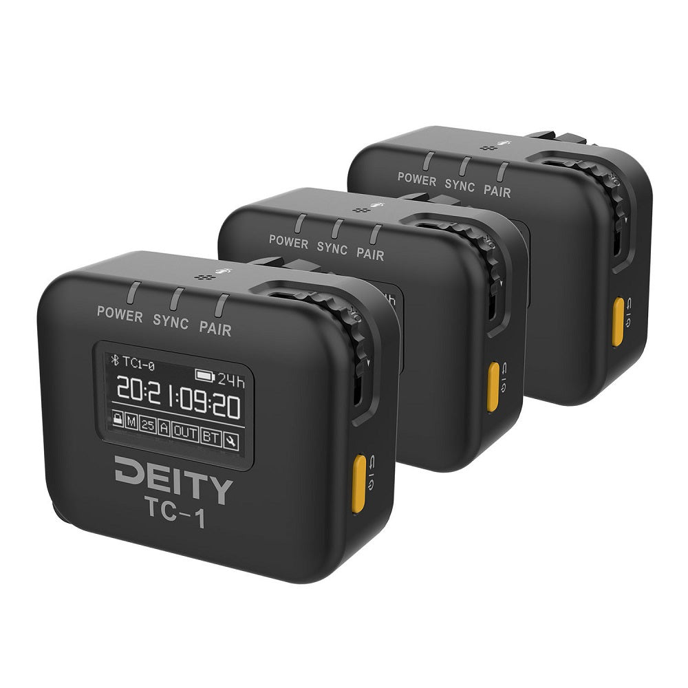 Deity TC-1 Timecode device 3-kit incl...... cables