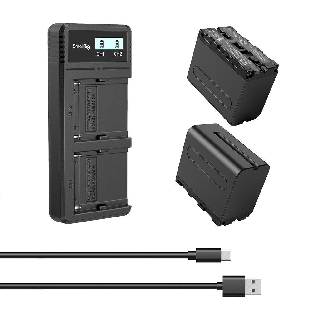 SmallRig NP-F970 3823 Kit batteria e caricatore
