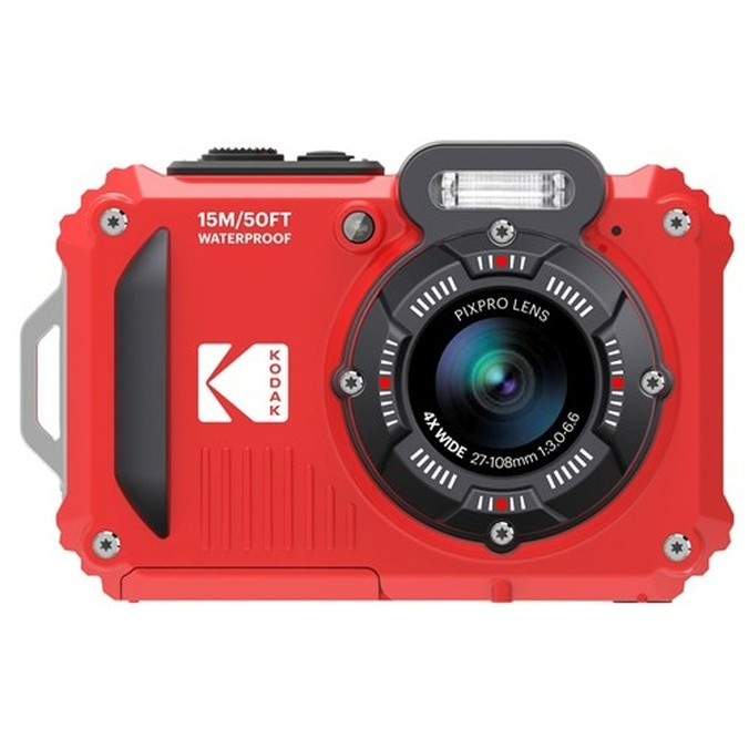 Kodak Waterproof WPZ-2 4x Zoom WiFi Rosso