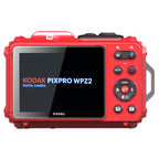 Kodak Waterproof WPZ-2 4x Zoom WiFi Rosso