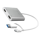 j5create Adattatore multi monitor da USB-C® a HDMI™ doppio