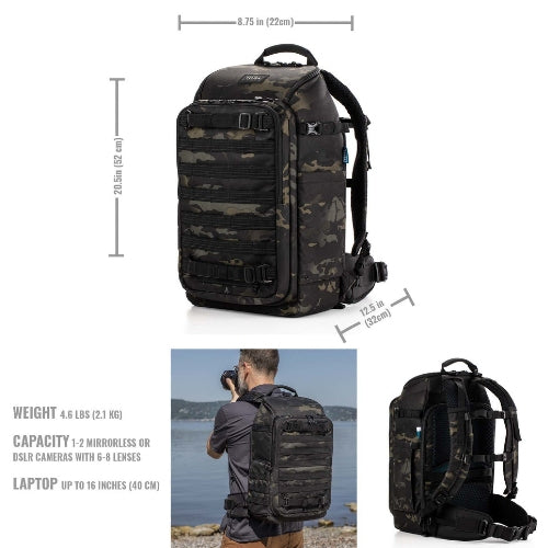 Tenba Axis V2 24L Zaino - MultiCam Nero