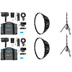Nanlite Forza 60 II LED dual kit (con stativo e softbox)