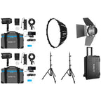 Nanlite Forza 60 II LED dual kit (con custodia, stativo, fresnel e softbox)