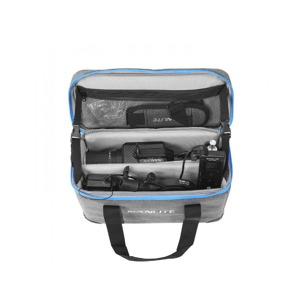 Nanlite Forza 60 II LED triple kit (con custodia, stativo, fresnel e softbox)