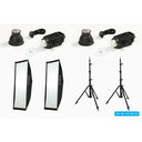 Nanlite FS-150B LED Spot Light Kit doppio (con stativo e softbox)