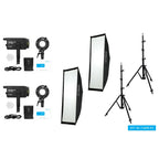 Nanlite FS-60B LED Kit doppio (con stativo e softbox)