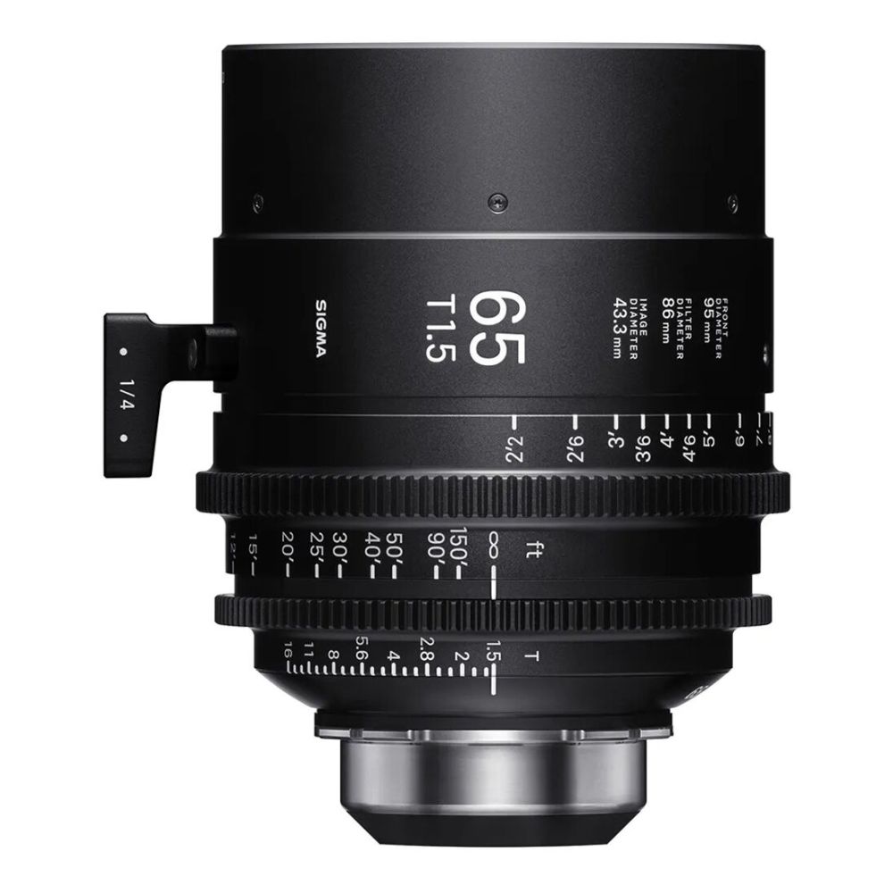 SIGMA 65MM T1.5 FF FL F/AP2 (METRICO) PL Metrico, completamente luminoso, i/Tecnologia