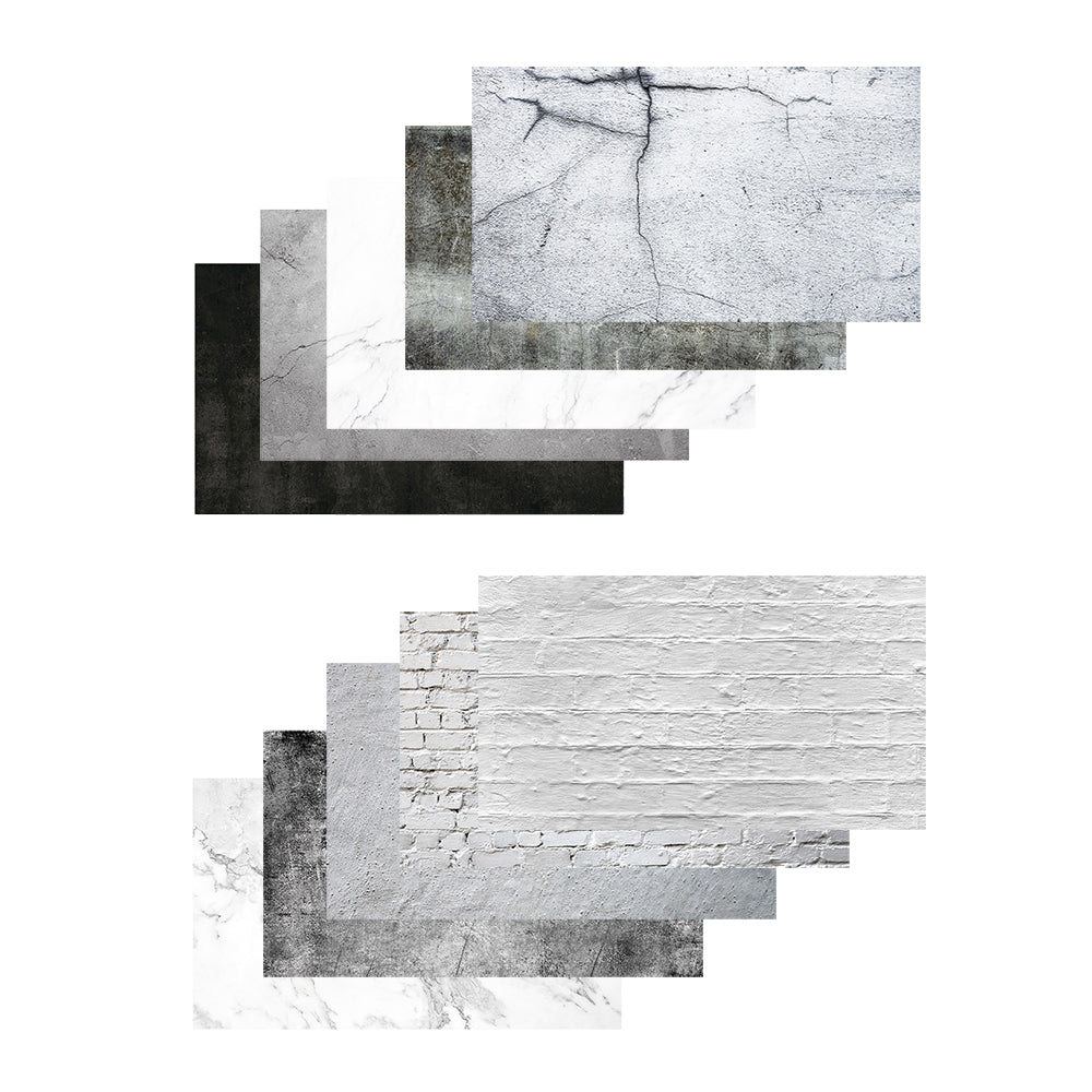 Caruba Backdrops Stone 10 Pack (5x2 Flat Lays)
