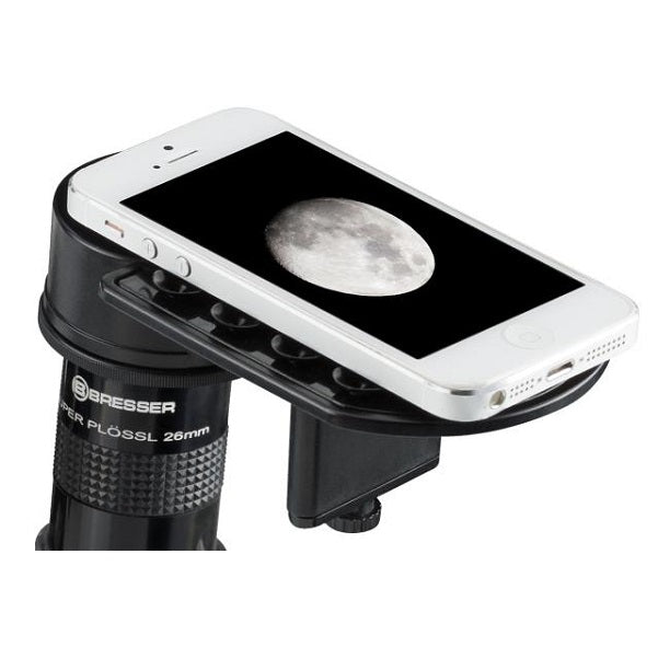 BRESSER Adattatore Deluxe per smartphone per telescopi e microscopi