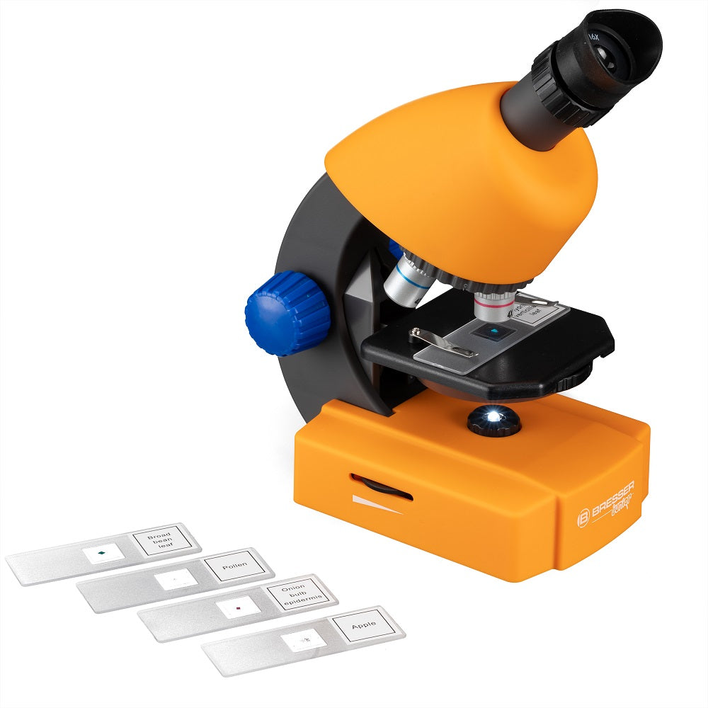 BRESSER JUNIOR Set microscopio con portapunte e borsa di trasporto