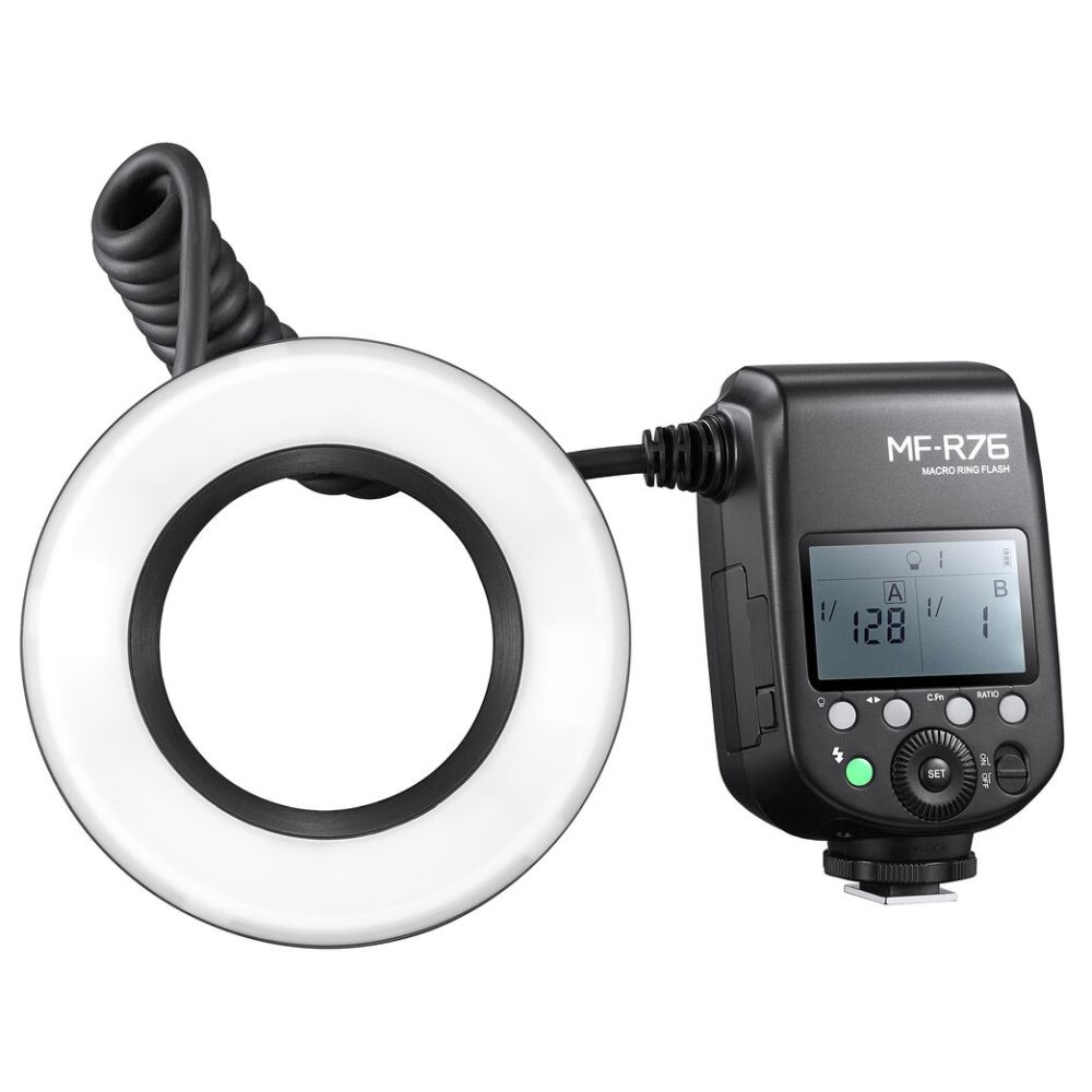 Godox MF R76N Flash ad anello macro TTL Nikon