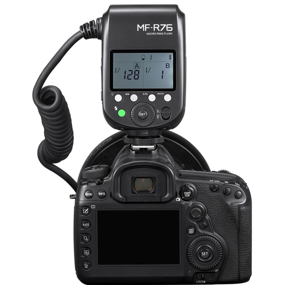 Godox MF R76N Flash ad anello macro TTL Nikon