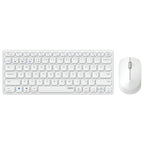 Rapoo 9600M Wireless multimode Blade Combo Set, QWERTY US - Bianco
