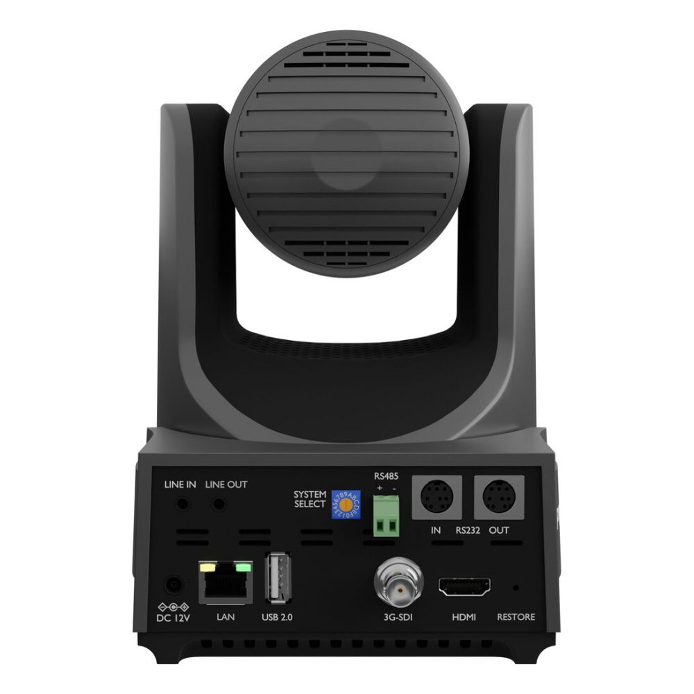 PTZOptics Link 4K, zoom ottico 20x, grigio