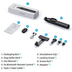 Telesin Vlog-selfie stick per GoPro con Bluetooth telecomando e telefoonhouder