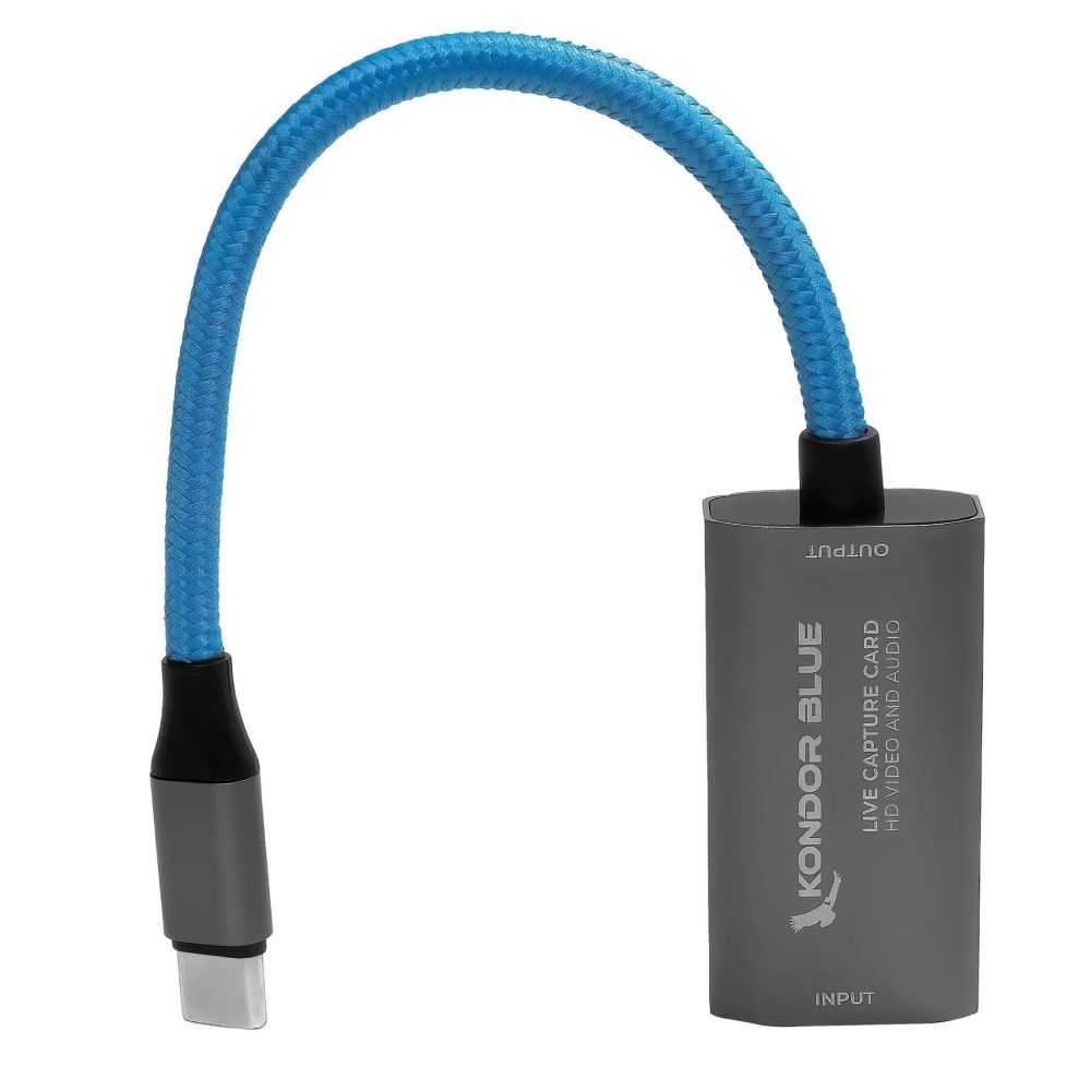 Kondor Blue Scheda di acquisizione da HDMI a USB C per streaming video e audio live