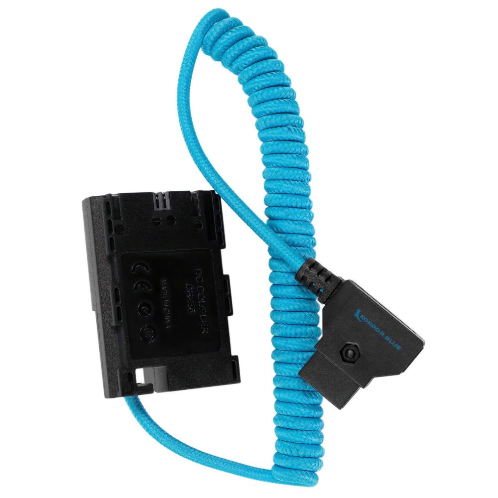 Kondor Blue D Tap Cavo per batteria fittizia Canon LPE6