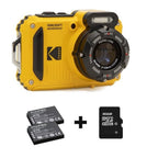 Kodak Waterproof WPZ-2 geel 4x zoom, WiFi + extra accu + 16GB geheugenkaart OUTLET 