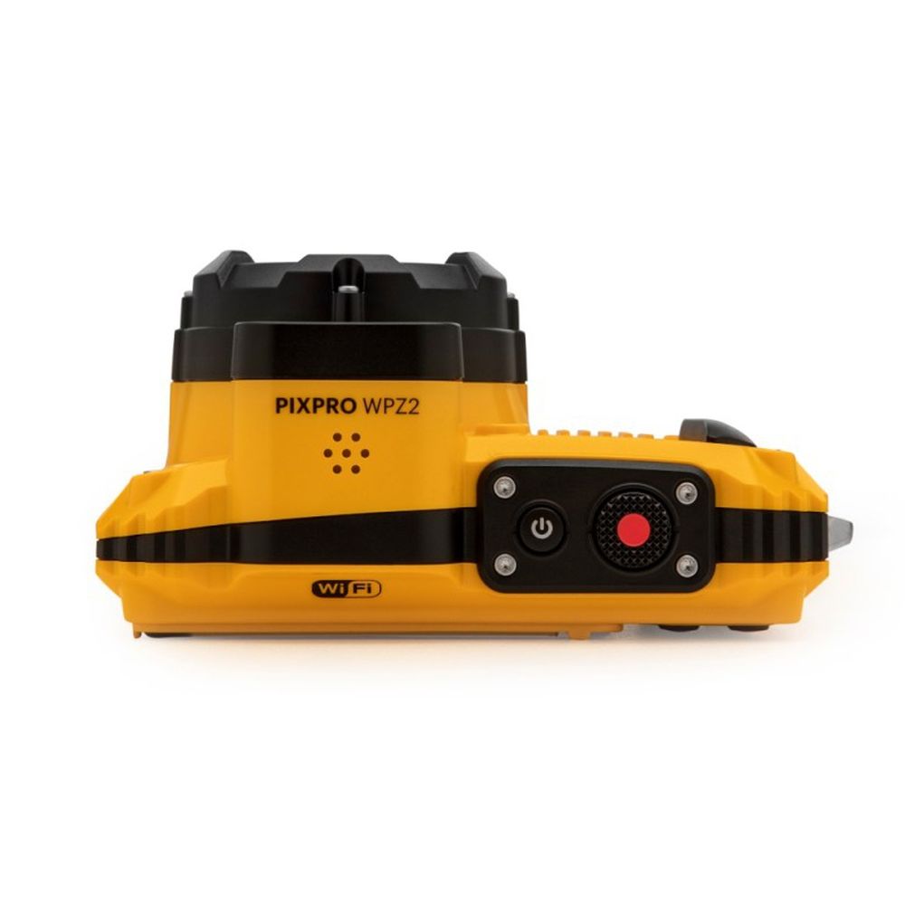 Kodak Waterproof WPZ-2 geel 4x zoom, WiFi + extra accu + 16GB geheugenkaart OUTLET 