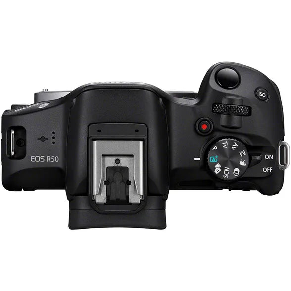 Canon EOS R50 nero + RF-S 18-45 Kit Vacanze