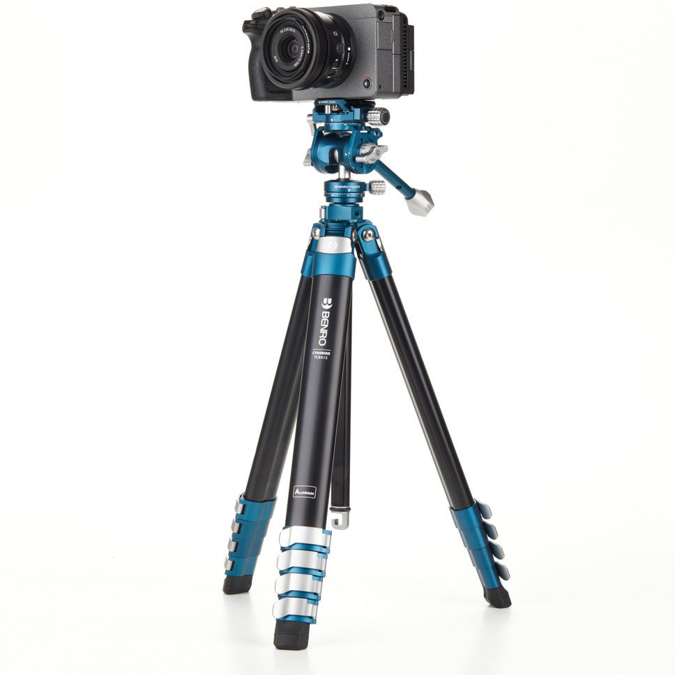 Benro Cyanbird Aluminium treppiede con FS20PRO kop
