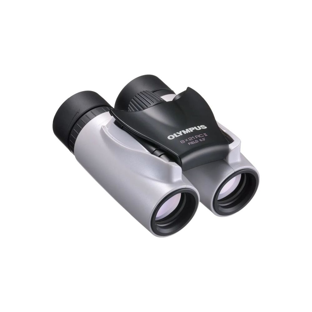 Olympus Ultra Kompakt 8x21 RC II Binocolo, bianco