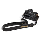 The Hantler La tracolla per fotocamera Classic nera / argento antico