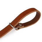 The Hantler Il cinturino da polso - Cognac / Argento a sgancio rapido