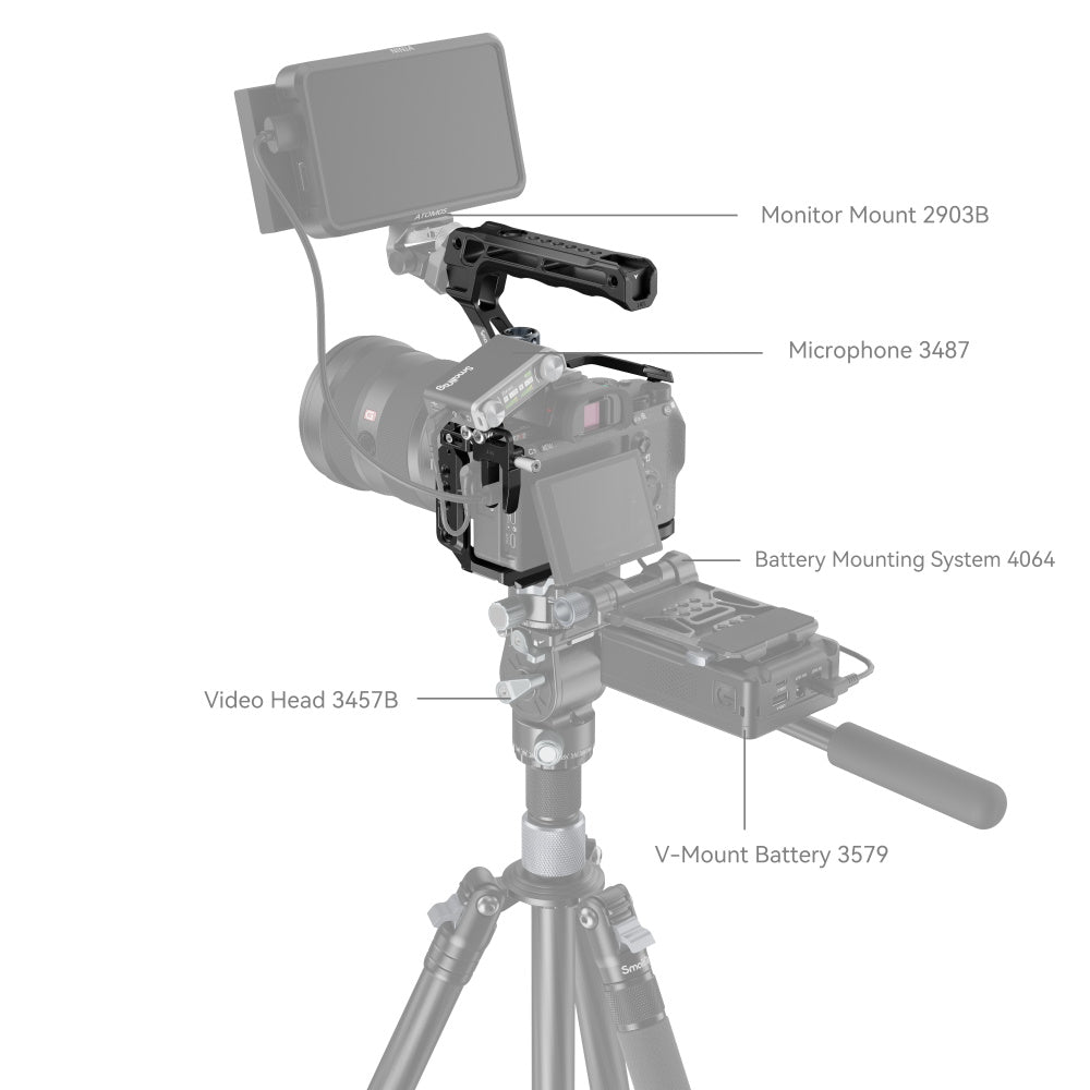 SmallRig 4198 Gabbia Kit per Sony Alpha 7 III / 7R III