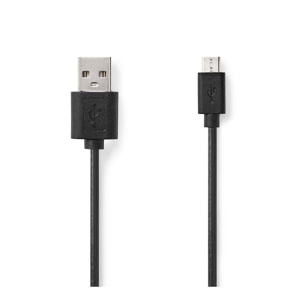 Nedis USB Micro-B Cavo maschio 2.0 1,00 m nero