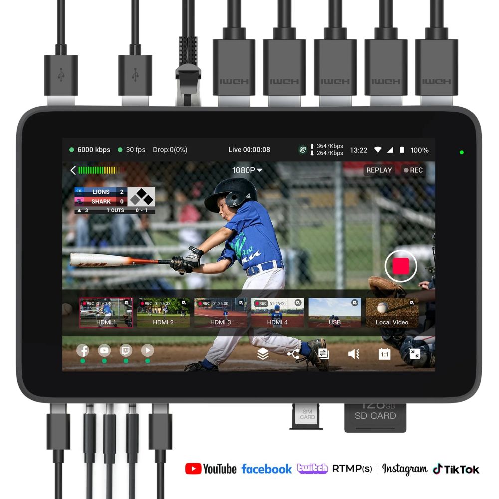 YoloLiv YoloBox Ultra dispositivo di streaming live 4K
