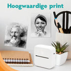 Pora&Co Mini photo printer for smartphone, white