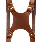 The Hantler Imbracatura per doppia fotocamera Cognac / Argento antico, Regular