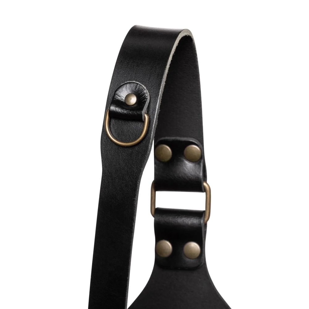 The Hantler Tracolla per fotocamera nera/ottone, grande