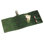 The Hantler Porta schede di memoria Premium verde / Ottone, 6x SD