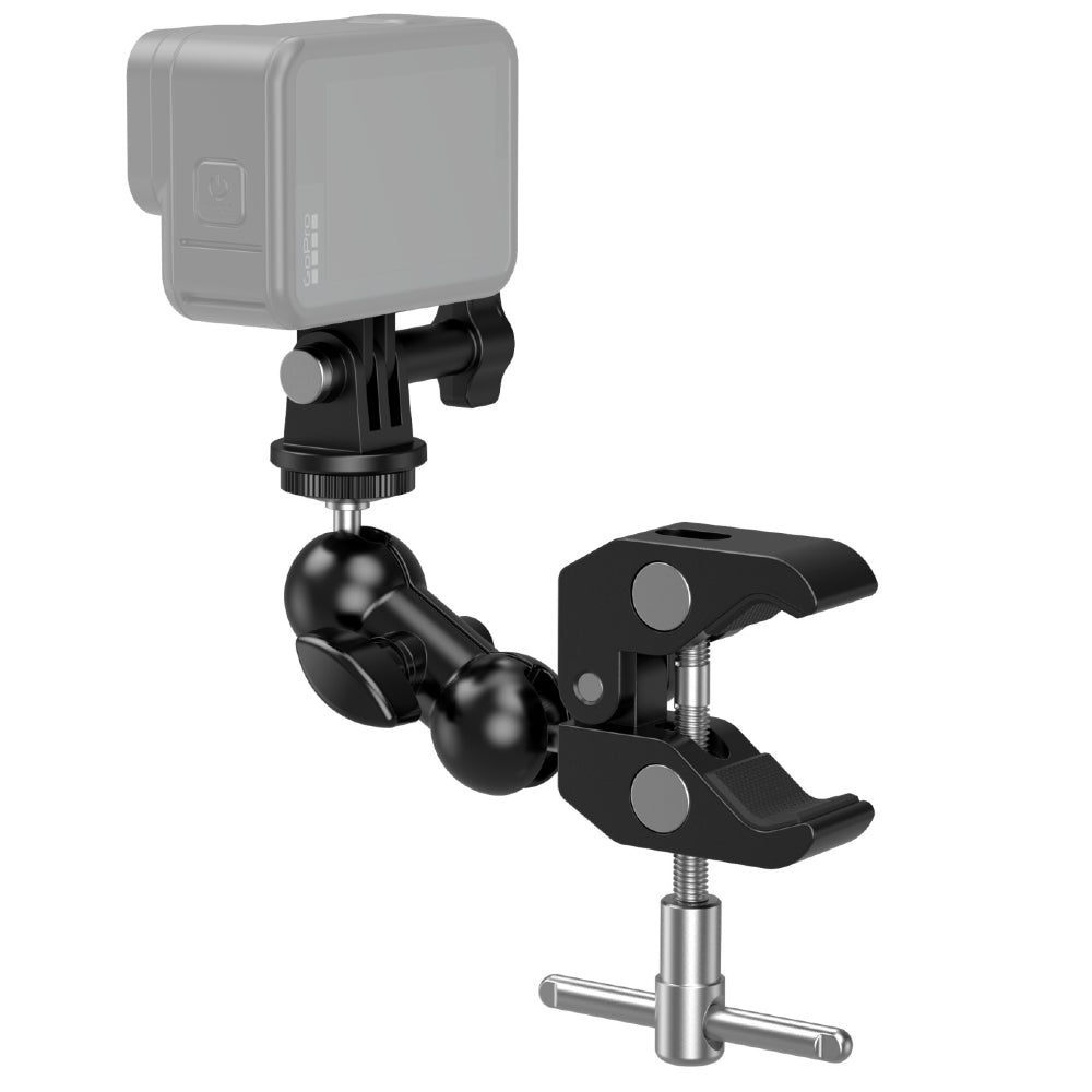 SmallRig 4373 Crab-Shaped Super Morsetto con Ballhead Magic Arm