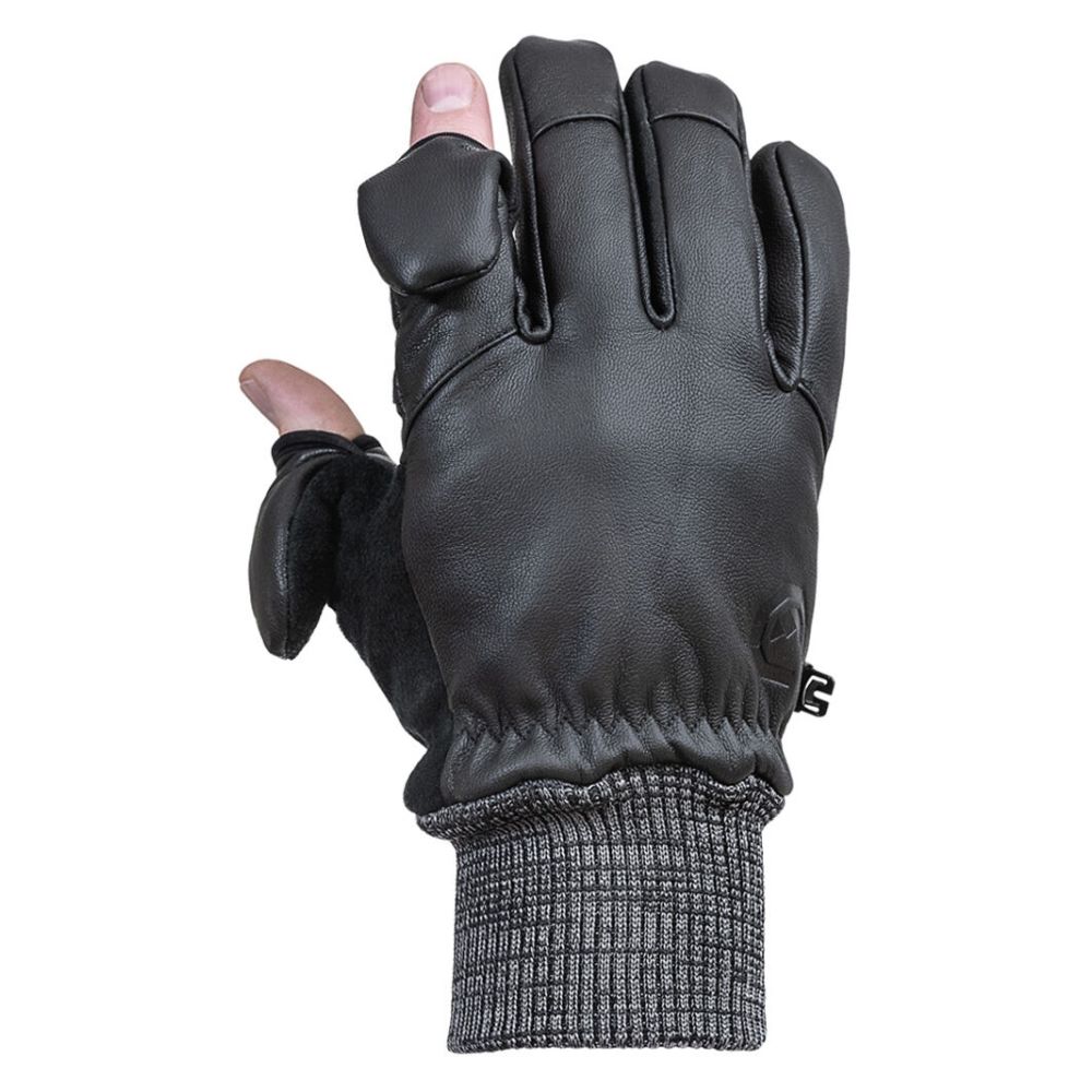 Vallerret Hatchet Guanto in pelle nero, S
