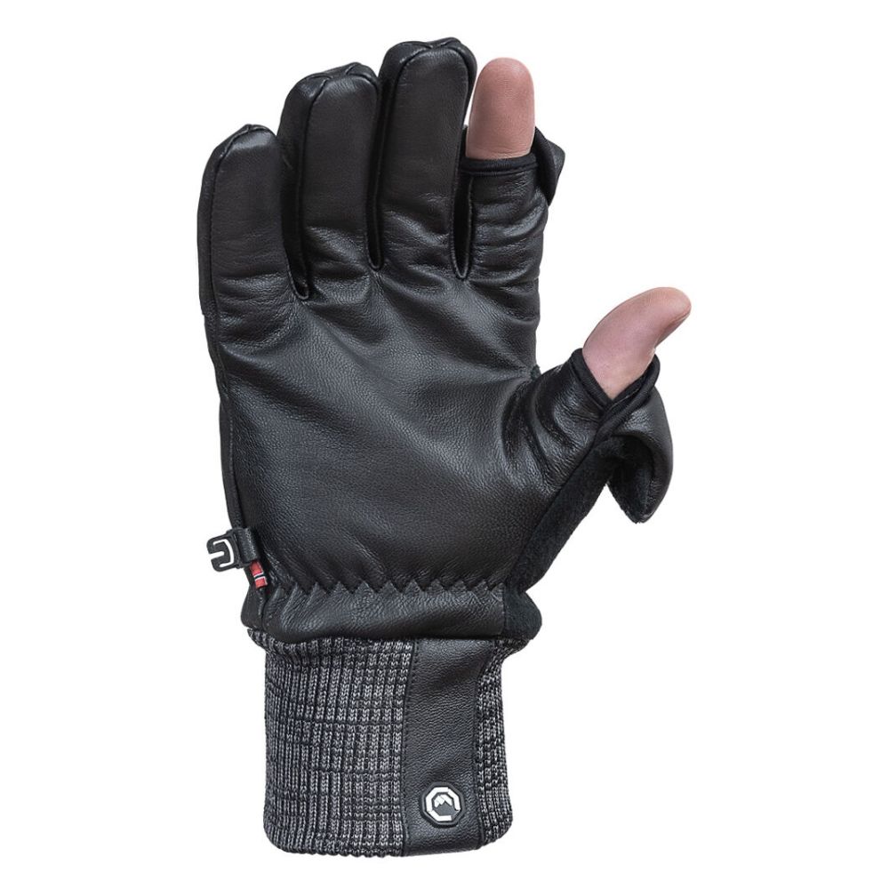 Vallerret Hatchet Guanto in pelle nero, XL