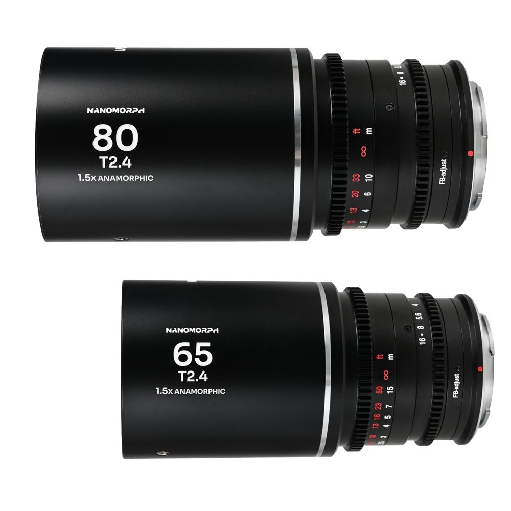 Laowa Nanomorph S35 (65mm, 80mm) Pacchetto (argento) Attacco a L