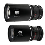 Laowa Nanomorph S35 (65mm, 80mm) Pacchetto (Argento) MFT