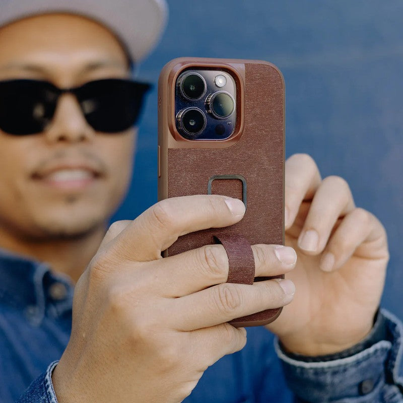 Peak Design Everyday custodia con loop per iPhone custodia 15 Pro Max v2, Redwood